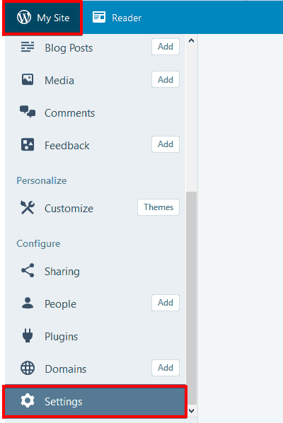 Site Tools and Click on Export.